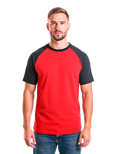 Мужская классическая футболка реглан