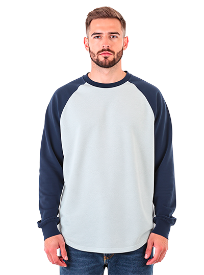 Мужской оверсайз лонгслив реглан