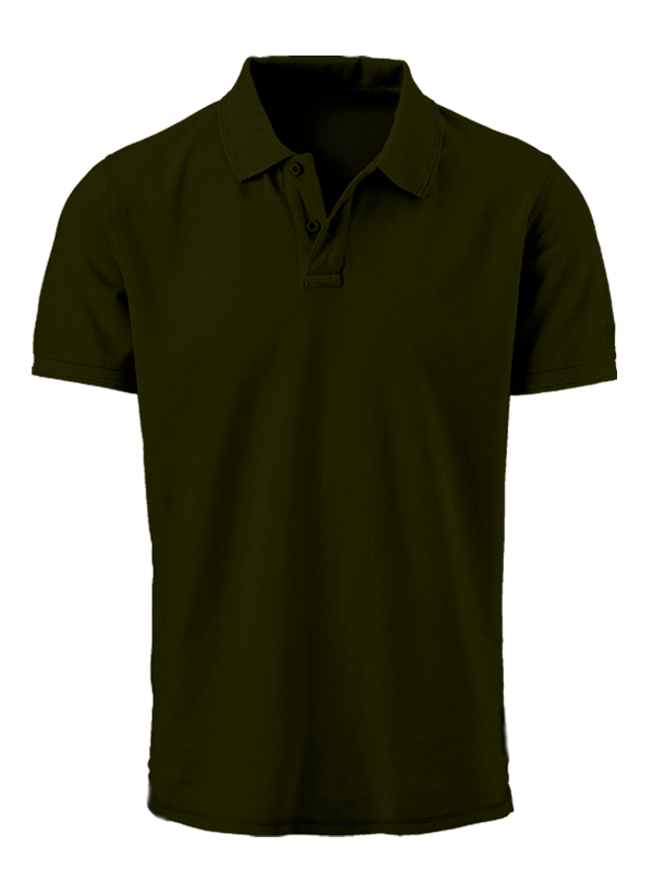 Поло рубашкаа тёмно-зеленого цвета