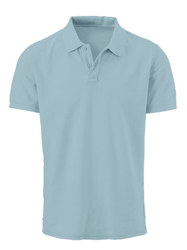 Поло рубашка серо-голубого цвета