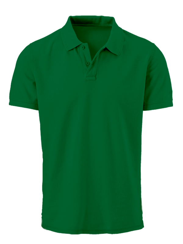 Поло рубашка зелёного цвета
