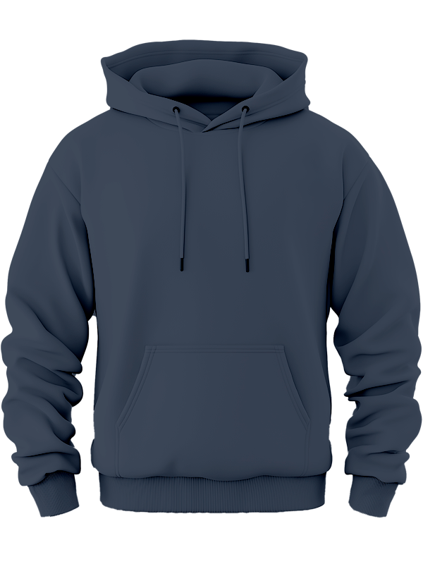 Худи тёмно-серо-голубого цвета