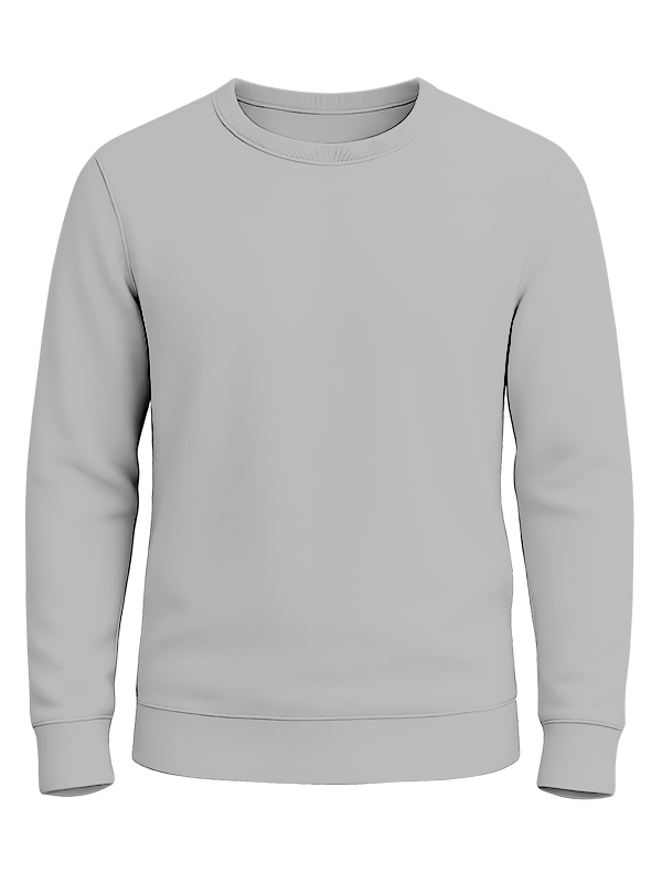 Свитшот светло-серого цвета