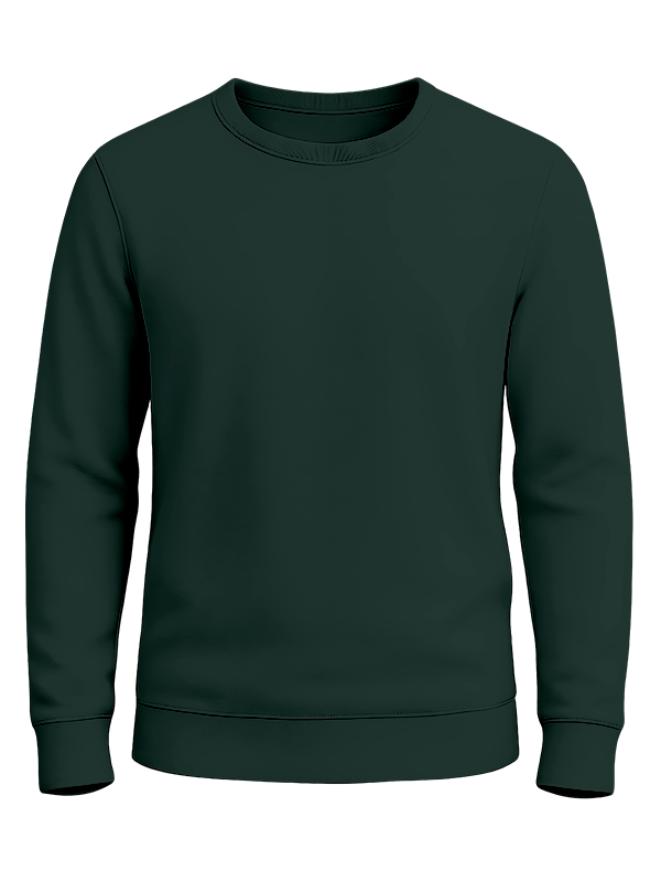 Свитшот тёмно изумрудного цвета