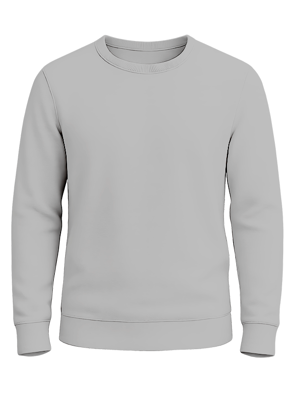 Свитшот светло-серого цвета