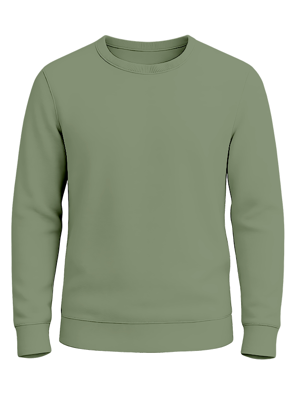 Свитшот оливкового цвета