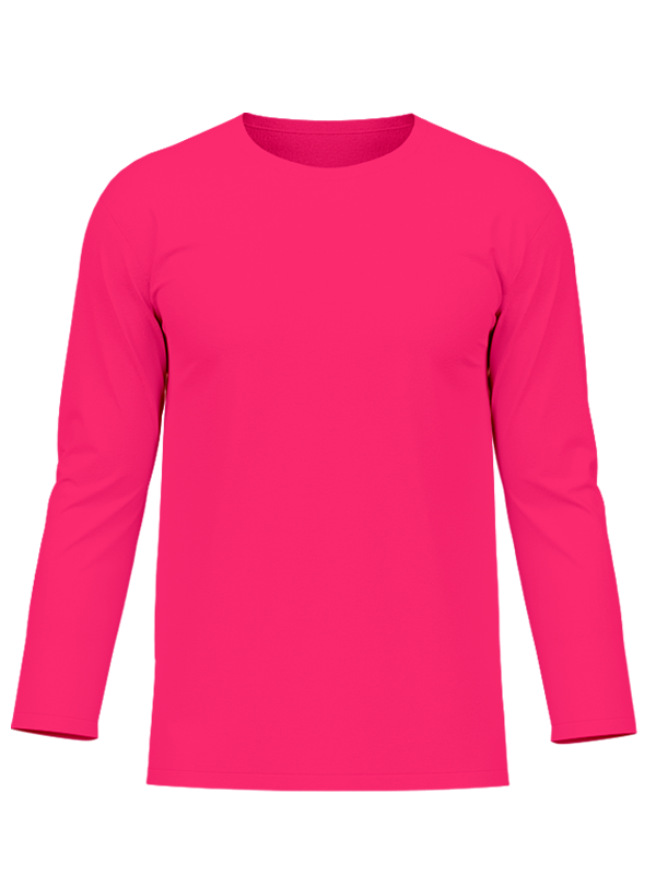 Женский классический лонгслив цвета фуксии