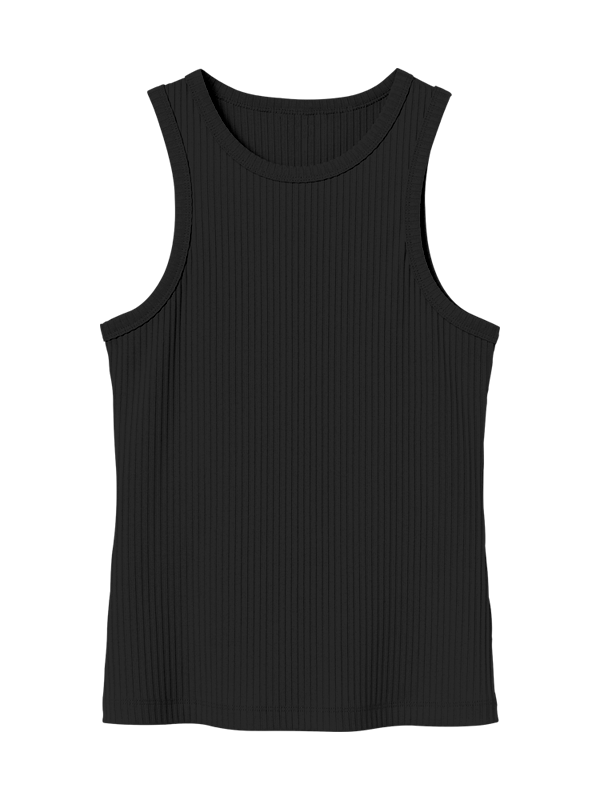 Женская классическая майка тёмно-серого цвета