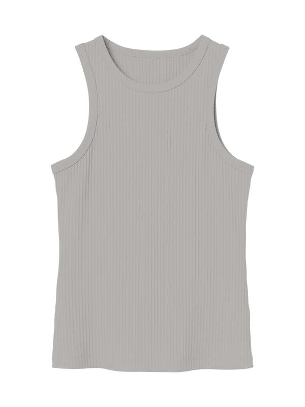 Женская классическая майка серого цвета