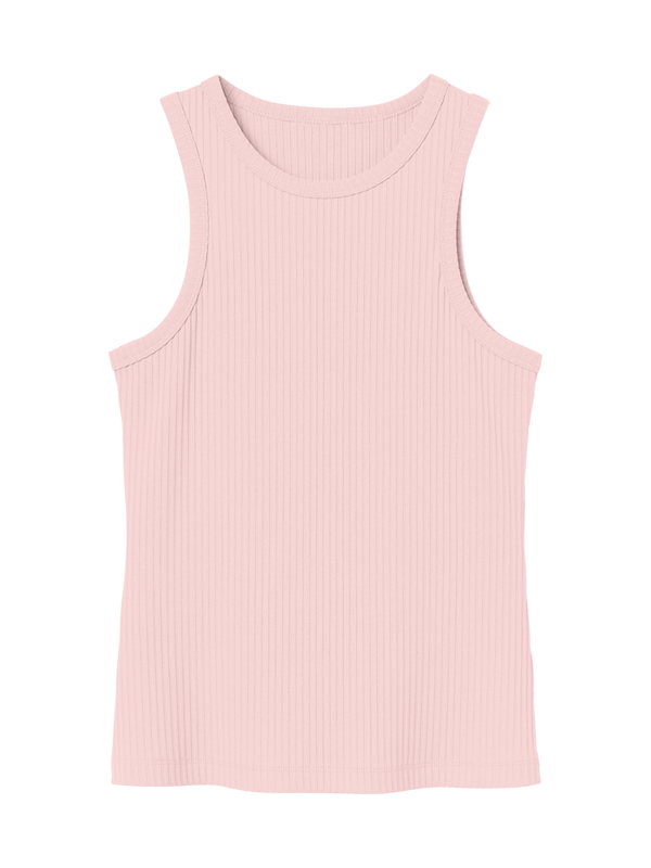 Женская классическая майка розового цвета